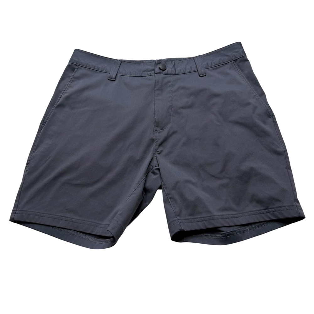 RHONE Commuter Shorts Gray Blue Performance Stretch Men's Size 31 Preppy